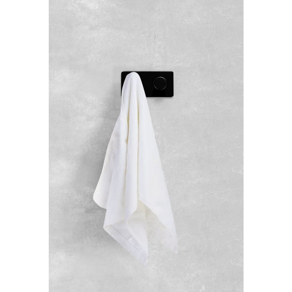 Selbstklebender Handtuchhalter aus Edelstahl in Schwarz - Ambrosya
